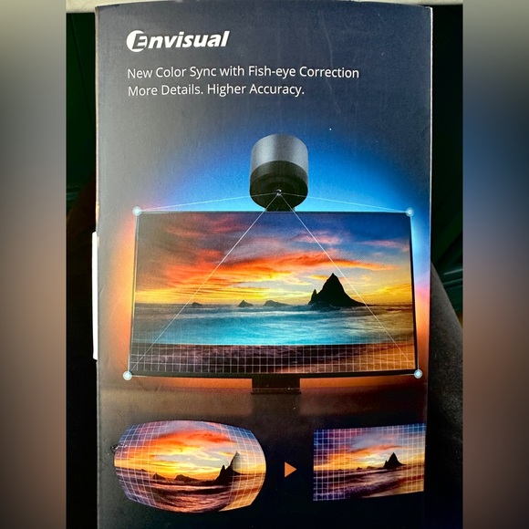 Govee Smart TV Backlight 3S, H6098, Color Sync 1080p Smart Camera, 55"-65" TVs - Picture 6 of 8